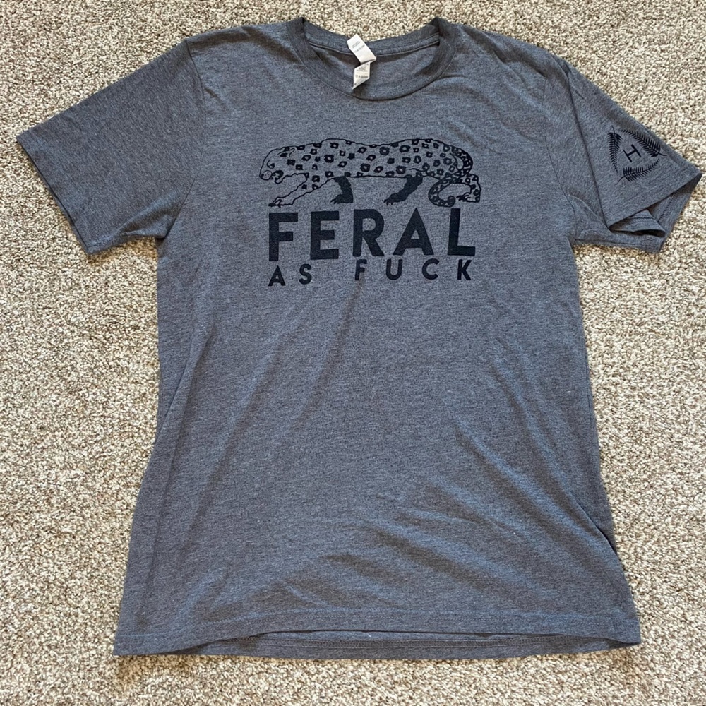 Feral as F*ck Graphic Tee | Size Medium